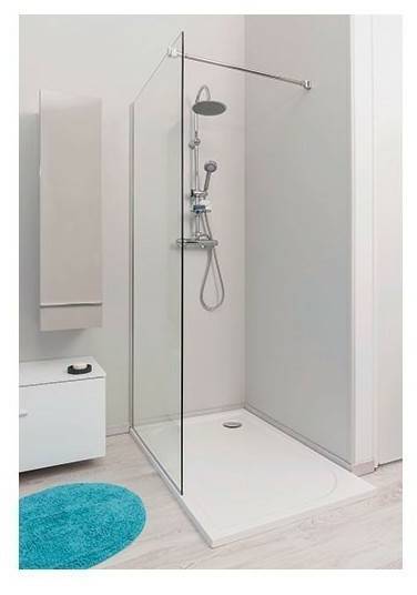 Aqua+ Paroi Italienne 8 mm90 cm verre transparent Cabines de douche