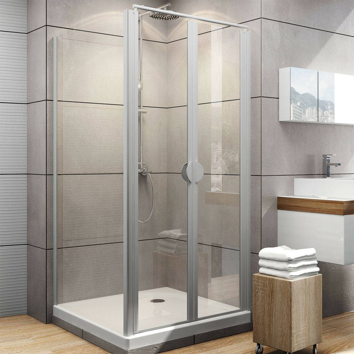 Schulte Lugano ExpressPlus BxT: 90 x 90 cm (EP23211850150) Cabines de douche