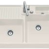 Villeroy & Boch Evier deux cuves (Ceramicplus)Farmhouse Butler 90 crema (632392KR) Éviers